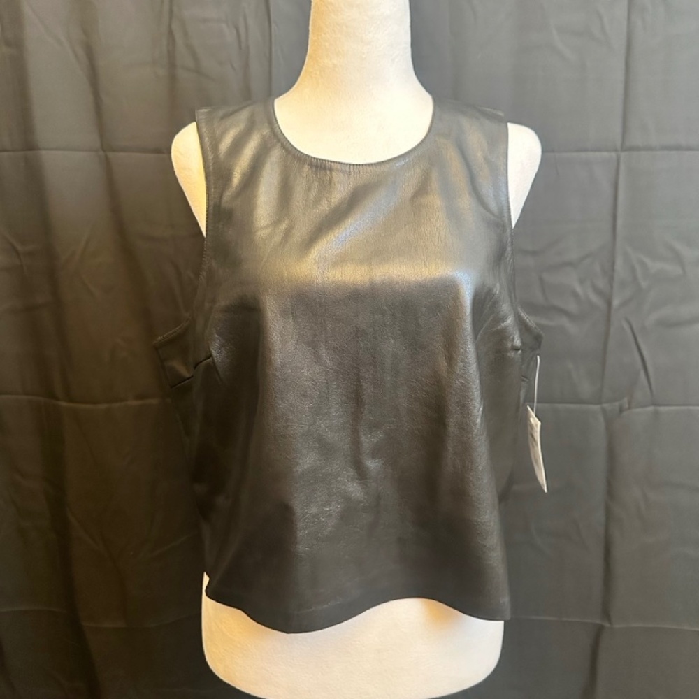 *Dangerous*** Pleather Top by Good American Size 4